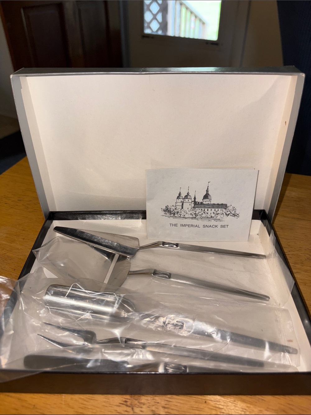 The Imperial 5pc Snack Set Stainless Steel Appetizer Serving Tools